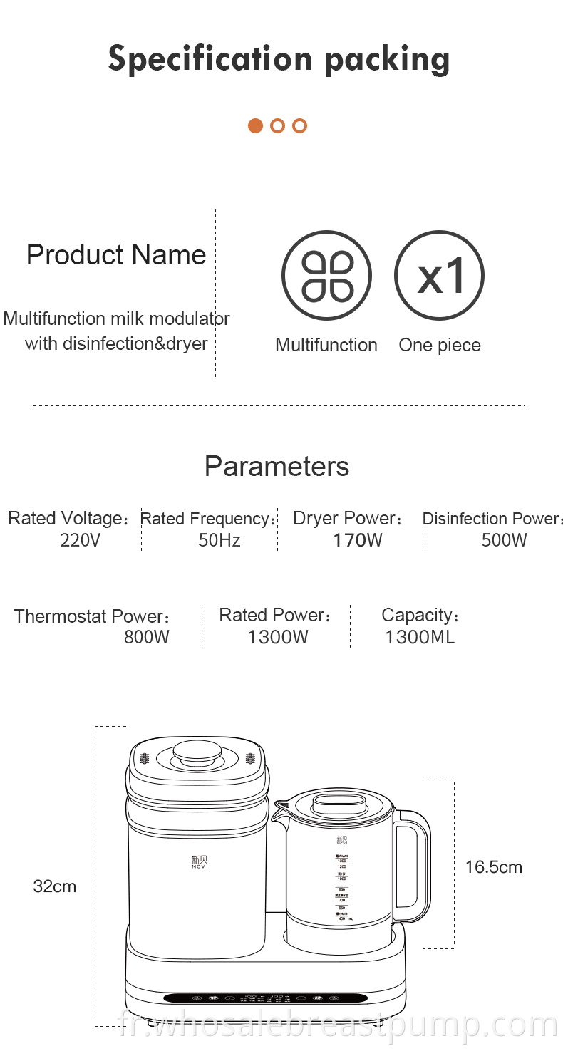 Smart Water Warmer With Sterilizer